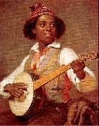 William Sidney Mount, Banjo Player